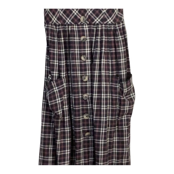 True Craft Junior's Multi-color Plaid Dress - Picture 4 of 9